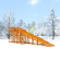 Зимняя горка "IgraGrad Snow Fox", скат 10 м